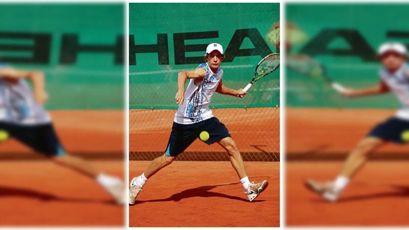 Vielversprechendes Tennis-Talent: Der Ismaninger Marko Krickovic (16) war als Mitglied des Kaders des Deutschen Tennisbundes (DTB) im Januar in Australien, um am Grand-Slam-Turnier »Australian Open Junior« teilzunehmen. (Fotos: Privat)