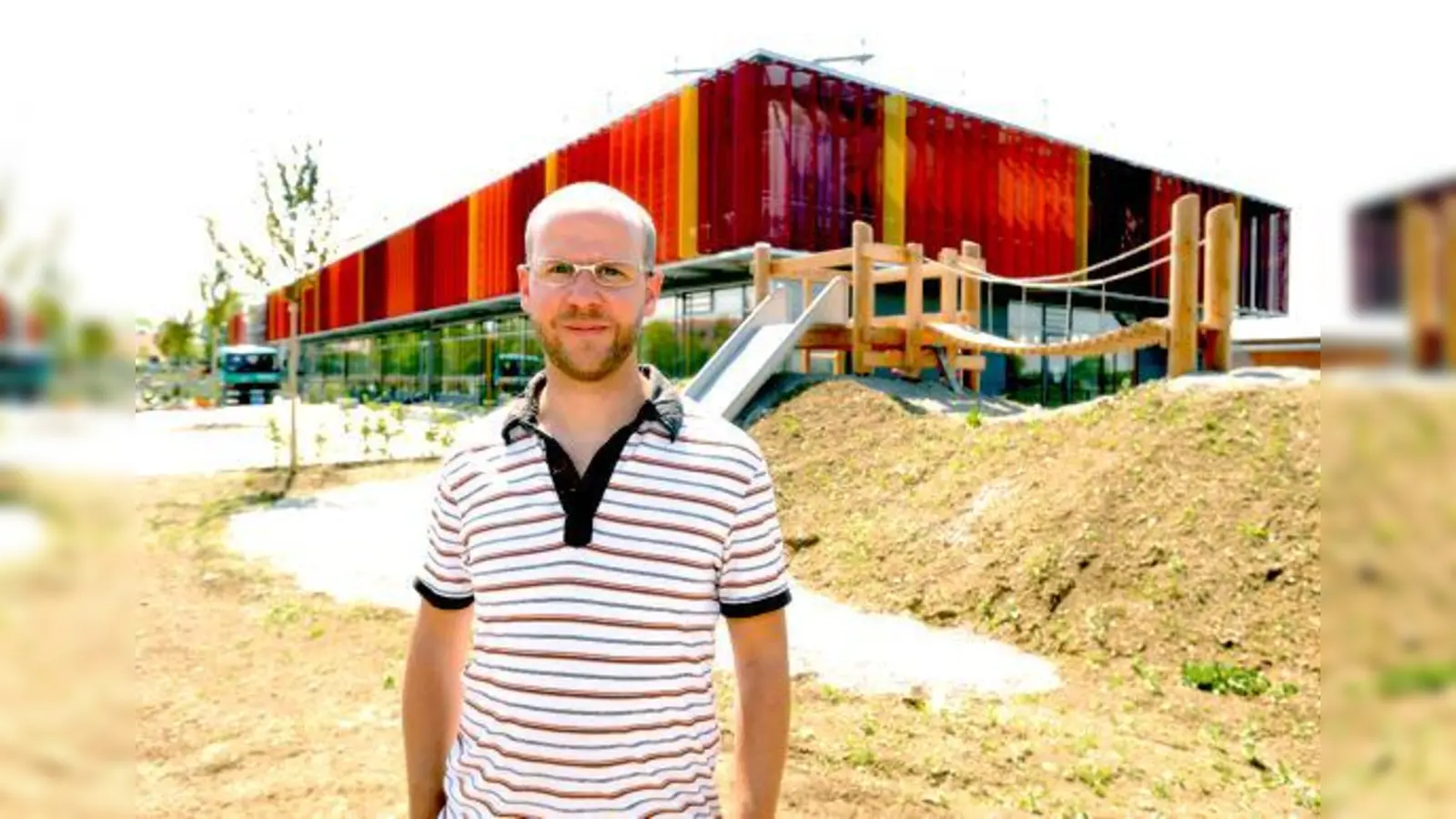 Kindertagesstättenleiter Sebastian von Voß hofft, das Konzept seiner Einrichtung auch im Falle eines Umzugs aufrecht halten zu können. 	 (Foto: Schunk)