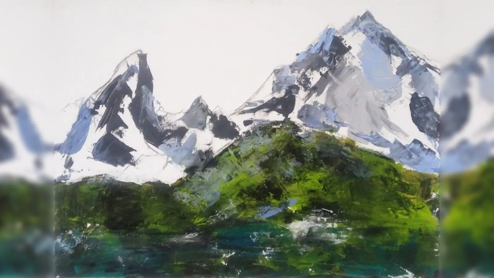 Christa Schmid stellt eine Vielzahl an Werken der Acrylmalerei aus. (Foto: Schmid)