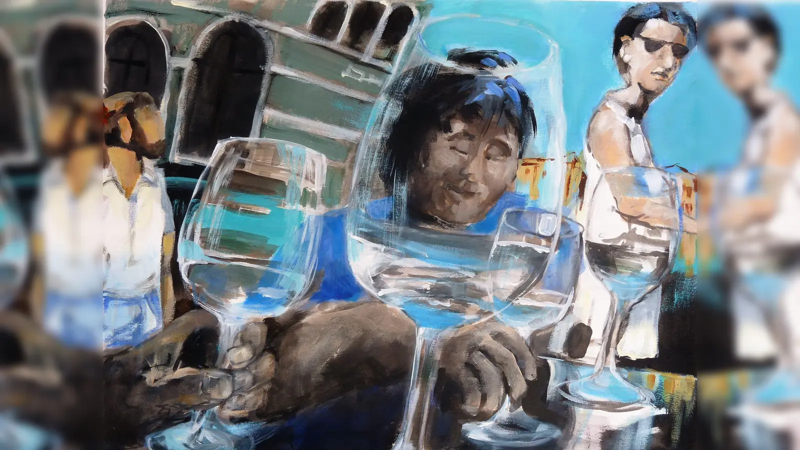 „Durchs Glas geschaut“: Eine Ausstellung von Petra Herrmann im Kulturzentrum Trudering (Foto: VA)