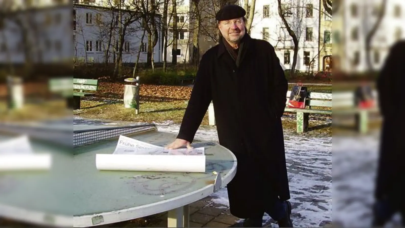 Beim Tischtennisplatz im Maßmannpark dürfte sich Münchens erster jüdischer Friedhof befunden haben, hat Klaus Bäumler recherchiert.  (Foto: js)