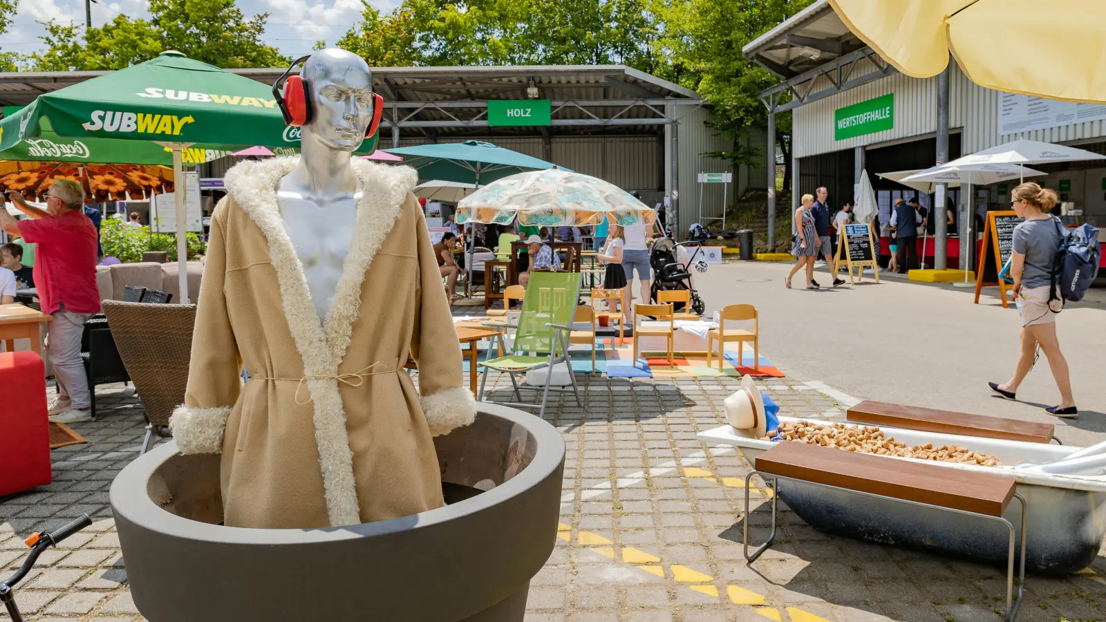 Das erste Wertstoffhof-Fest fand in Haar 2023 statt. Jetzt gibt es eine Wiederholung. (Foto: Stadt Haar)