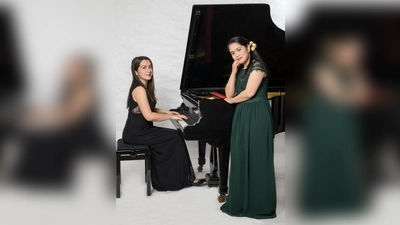 Musizieren in der Reihe „Liedersehnsucht”: Yadviga Grom und Mio Nakamune. (Foto: Peter Fischlein)