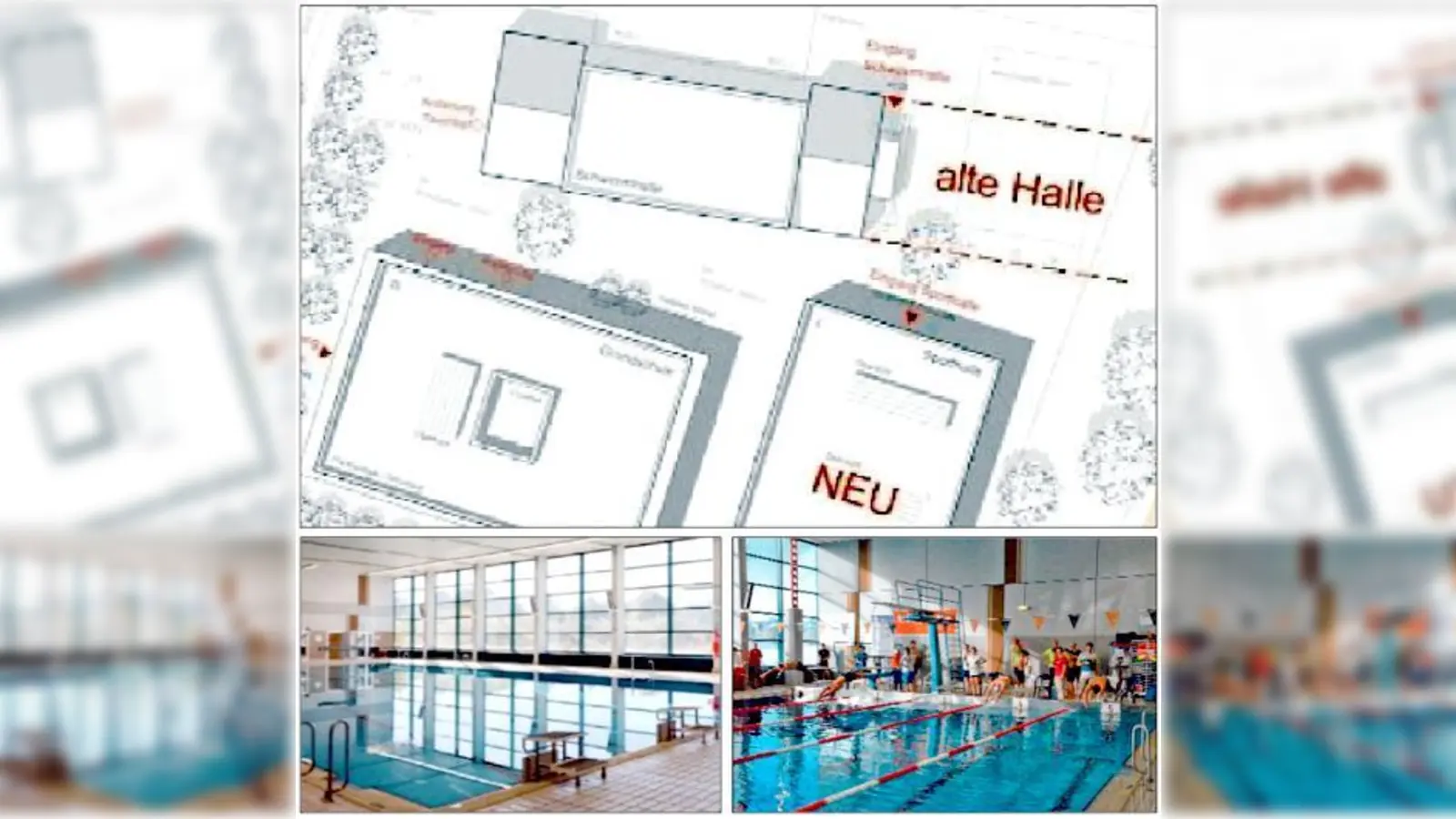 Am Wochenende könnten die letzten Wettkämpfe in den Sportstätten an der Sentastraße stattfinden. Der SC Prinz Eugen fordert, die alte Halle erst abzureißen, wenn die geplante Turnhalle der Ruth-Dr	exel-Grundschule errichtet ist. Karte und  (Foto: SC Prinz)