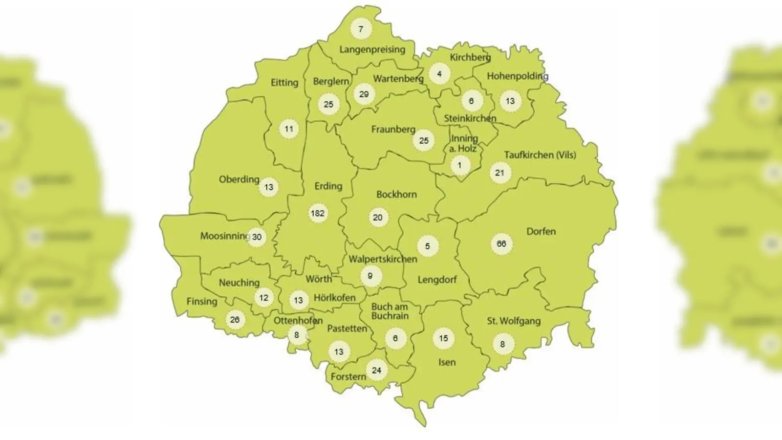 Bedauerlicherweise ist ein weiterer Erkrankter verstorben, die Zahl der Verstorbenen steigt im Landkreis Erding damit auf 9.  (Foto: LRA Erding)