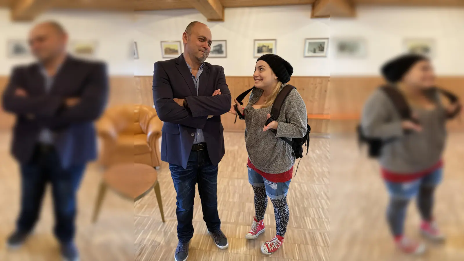 Ob die ausgefuchste Pia (Nadine Himmel) diesmal die Wahrheit sagt? Der gutmütige Junggeselle Christian (Christian Lauß) bleibt skeptisch. (Foto: privat)