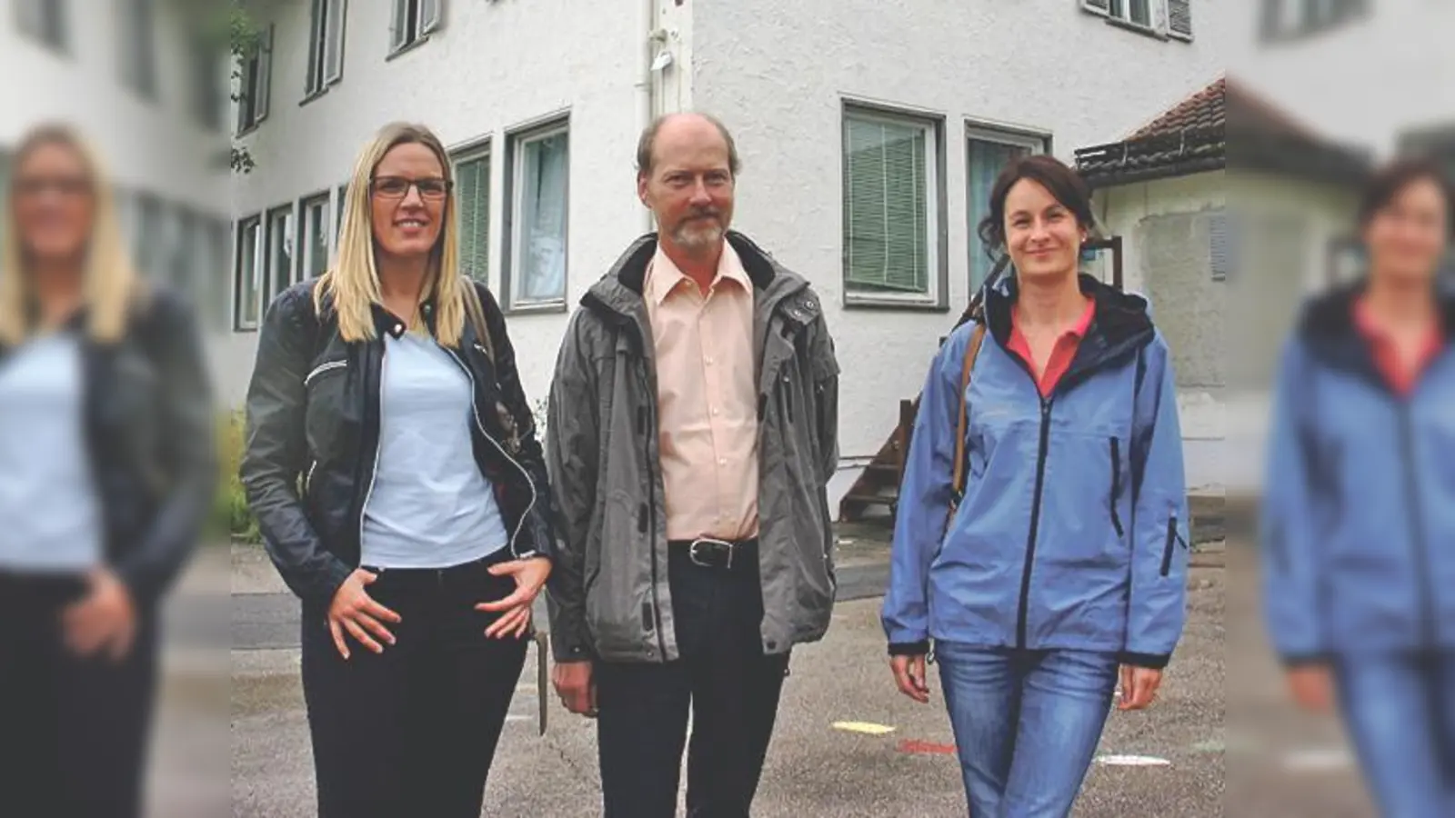 Initiatoren eines »Bürgerbegehren für ein besseres Familienzentrum« (v.l.): Nicole Richter, Thomas Hillgärtner und Sabine Wölfel haben für ihr Projekt über 1.000 Bügerstimmen gesammelt.	 (Foto: Red HöhSB)