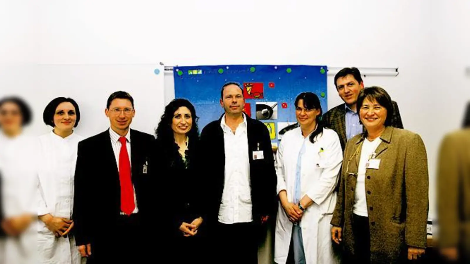 SPD-Stadträtin Dr. Inci Sieber, (3. von links) zu Besuch im Klinikum Harlaching.   (Foto: VA)