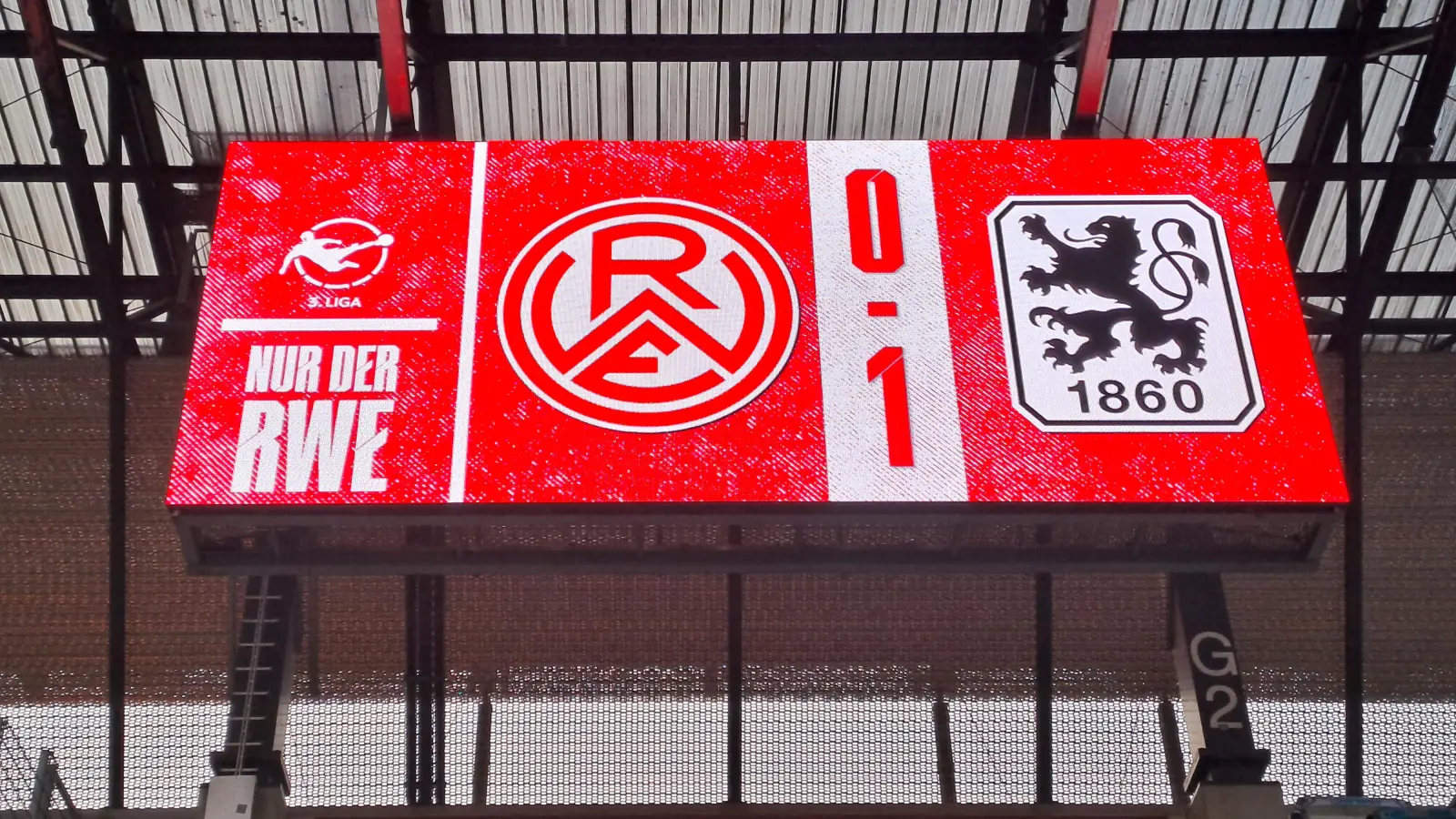 Auftakt in Essen: RWE gegen TSV 1860. (Archivbild: M. Forster)