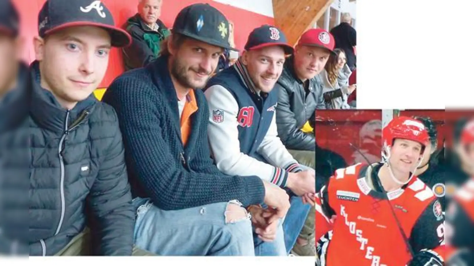 Eine »starke Bank«: Die zum Auftakt gesperrten Nicolai Quinlan, Marinus Kritzenberger (der noch bis Ende Oktober aussetzen muss), Matthias Baumhackl und Felix Kaller (von links)  werden den EHC zusätzlich verstärken.	 (Foto: smg / CU)