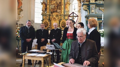 Der Grasbrunner Dreigesang und der Ottobrunner Viergsang zu Gast in der Wallfahrtskirche St. Ottilie. 	 (Foto: privat)