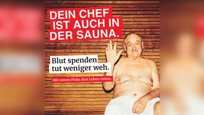 Mit witzigen Motiven wirbt der BSD für die Blutspende. (Foto: BSD)