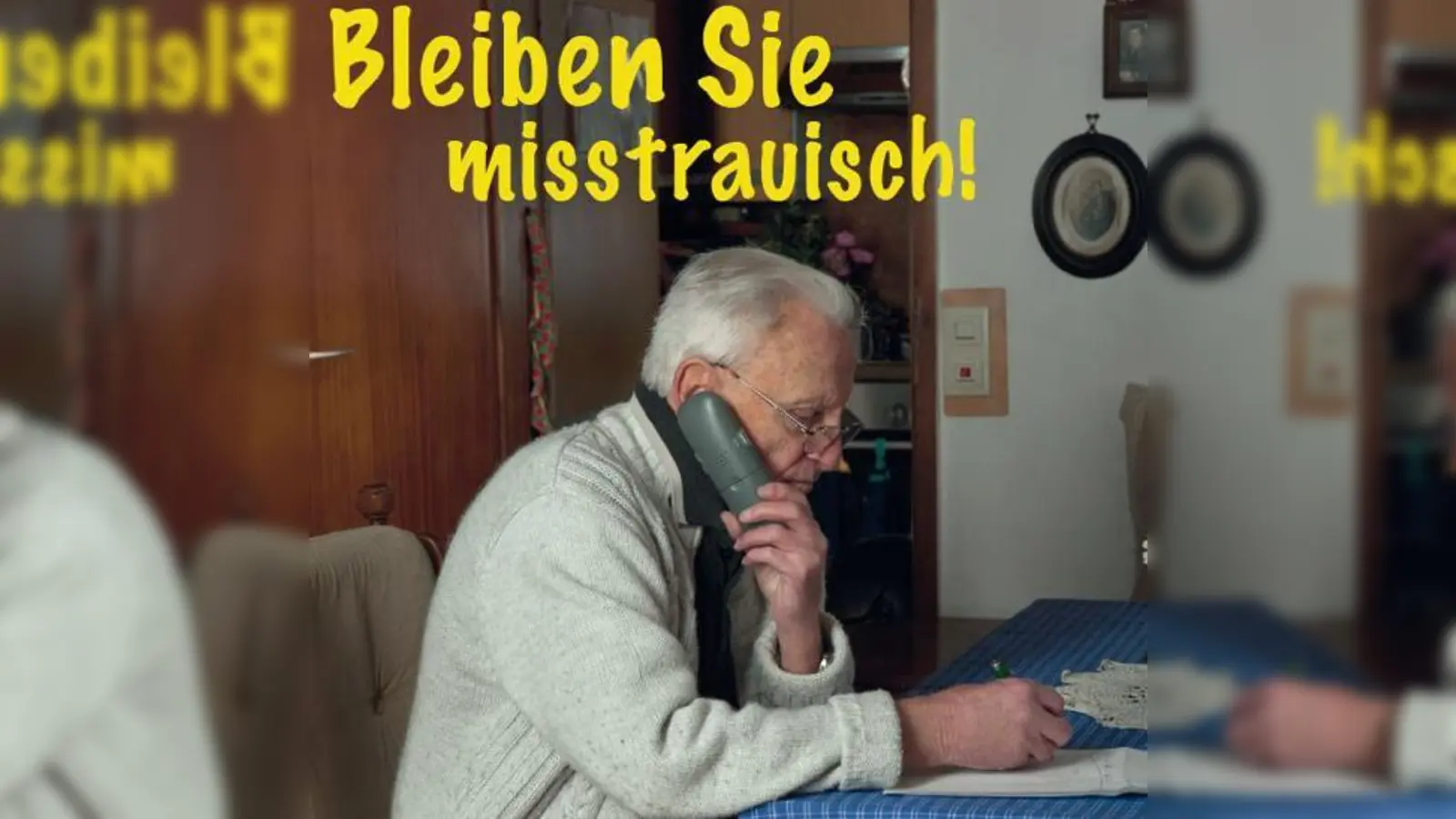 Die Polizei verstärkt ihre Aufklärungskampange 	und warnt vor Enkeltrickbetrügern. 	 (Foto: PP Oberbayern Nord)