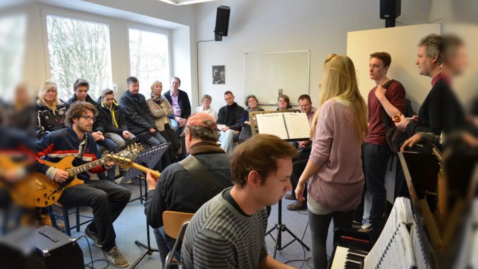 Der Tag der offenen Tür gewährt einen Eniblick in die verschiedenen Bereiche der Jazzschool. (Foto: Friedemann von Rechenberg)