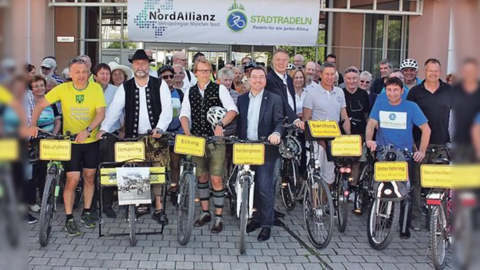 Die Bürgermeister der NordAllianz-Kommunen nehmen, wie im letzten Jahr, am Stadtradeln teil: Das gemeinsame Sternradeln am 6. Juli soll viele Nachahmer finden. 	 (Foto: VA)