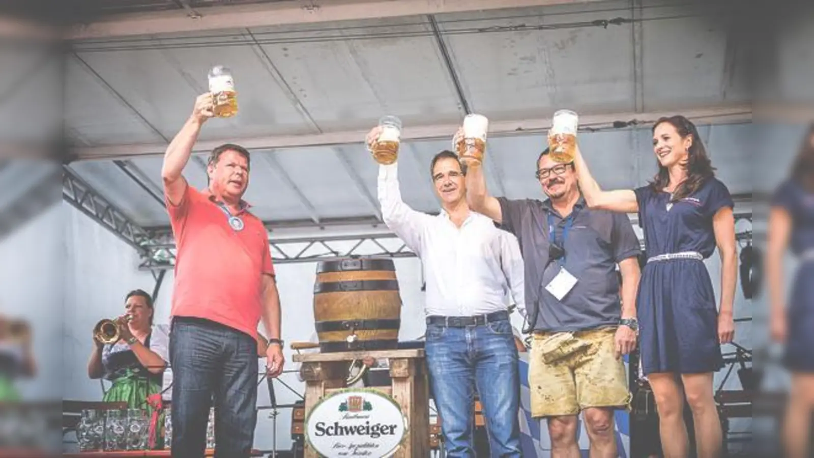 Nach dem Fest ist vor dem  (Foto: Die Gewerbeforum-Verantwortlichen freuen sich  auf »Zorneding feiert 2015«.  	VA)