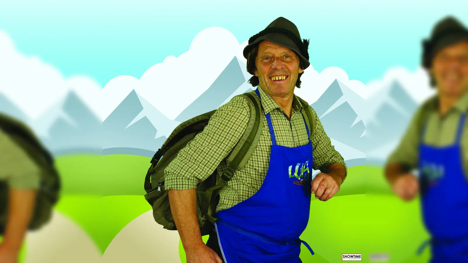 Als echter Bergbauer setzt sich der Luis auf seine eigene Weise mit der modernen Welt auseinander.  (Foto: Brot & Spiele )