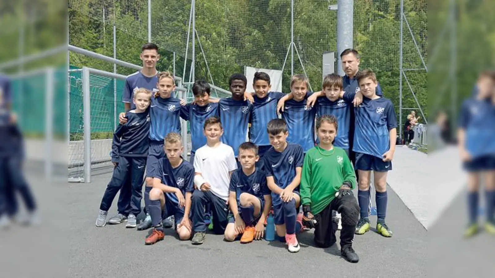 Fußball verbindet: Die U11 des Kirchheimer SC durfte sich beim Cordial Cup in Österreich mit der U11 des Spitzenclubs FC Chelsea und einem Team aus Hongkong messen.	 (Foto: Verein)