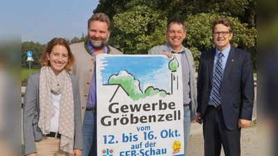 Die Gröbenzeller sind wie drei andere Gemeinden mit einer eigenen Halle auf der Schau vertreten. (Foto: pi)