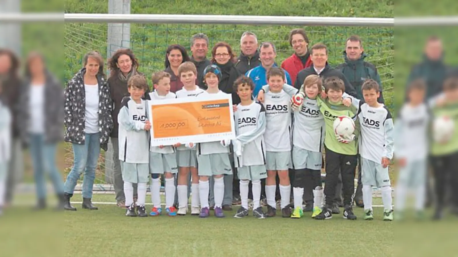 Eine großzügige Spende der Interhyp AG in Höhe von 1.000, Euro. Annette Huber,  (Foto: privat)