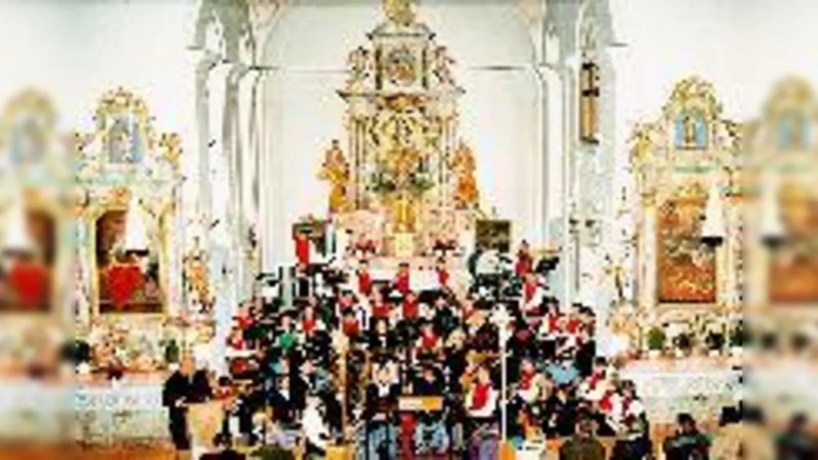 Schon seit Wochen proben die 50 Musiker der Musikkapelle Gelting für das Kirchenkonzert.	 (Foto: VA)