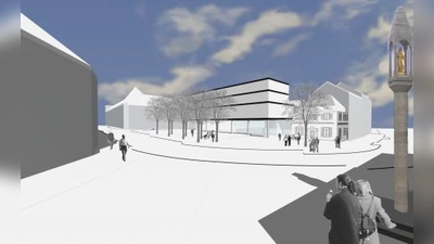 So könnte das neue Gebäude auf dem Marienplatz aussehen. Das Planungsreferat sieht dort Platz für rund 4000 Quadratmeter  Einkaufs- und Gastronomiefläche. (Foto: pi)