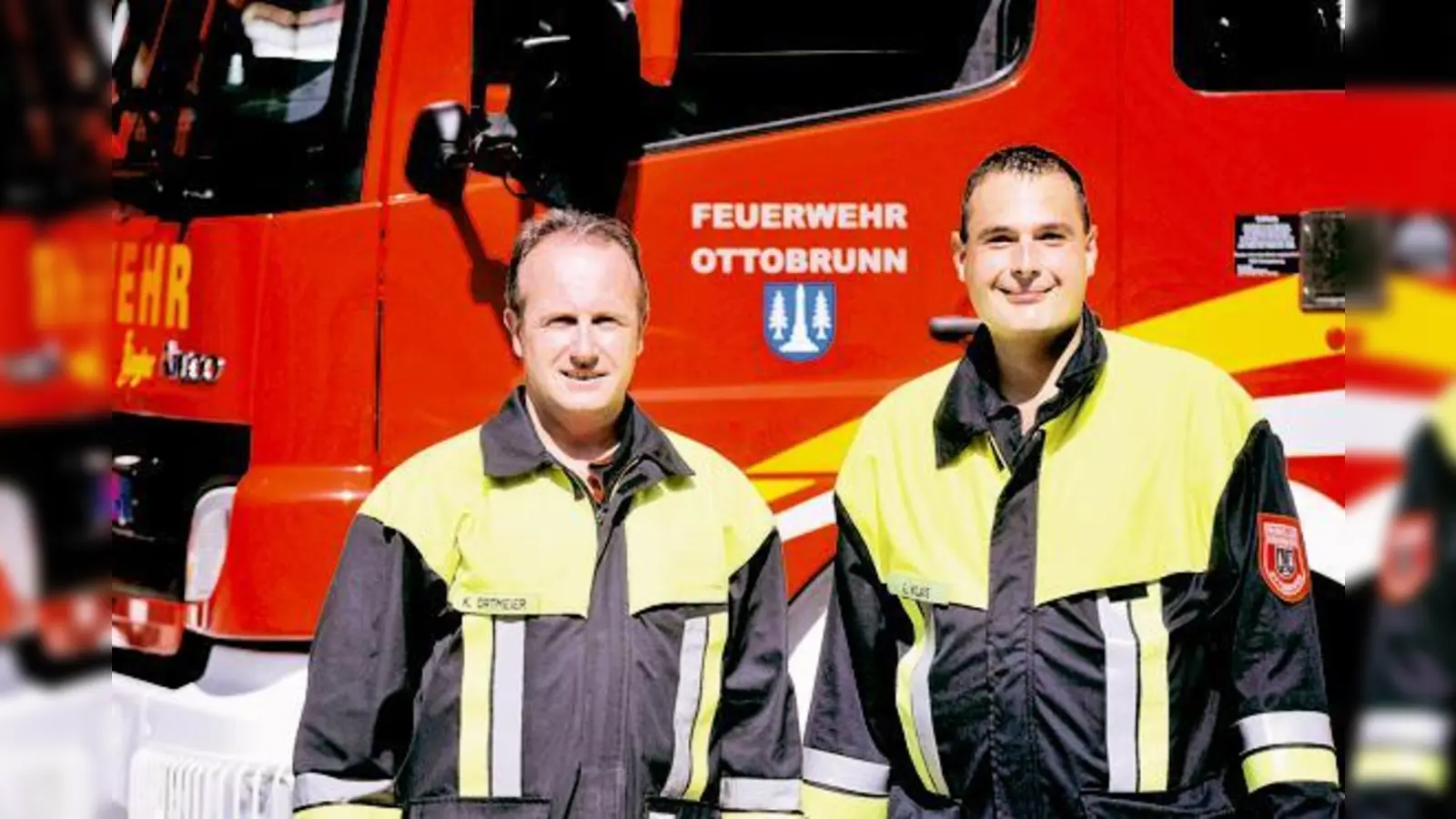 Der neue und gleichzeitig der alte Vorstand der Freiwilligen Feuerwehr Ottobrunn: (v. l.) Klaus Ortmeier und Eduard Klas.	 (Foto: Schunk)