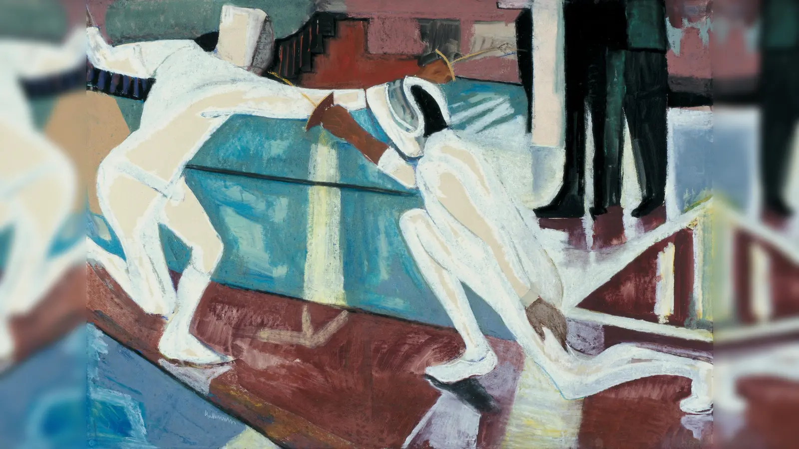 Das Bild "Fechter" erschuf Hans Jürgen Kallmann in den 1950er Jahren. (Foto: VG Bild-Kunst, Bonn 2020)