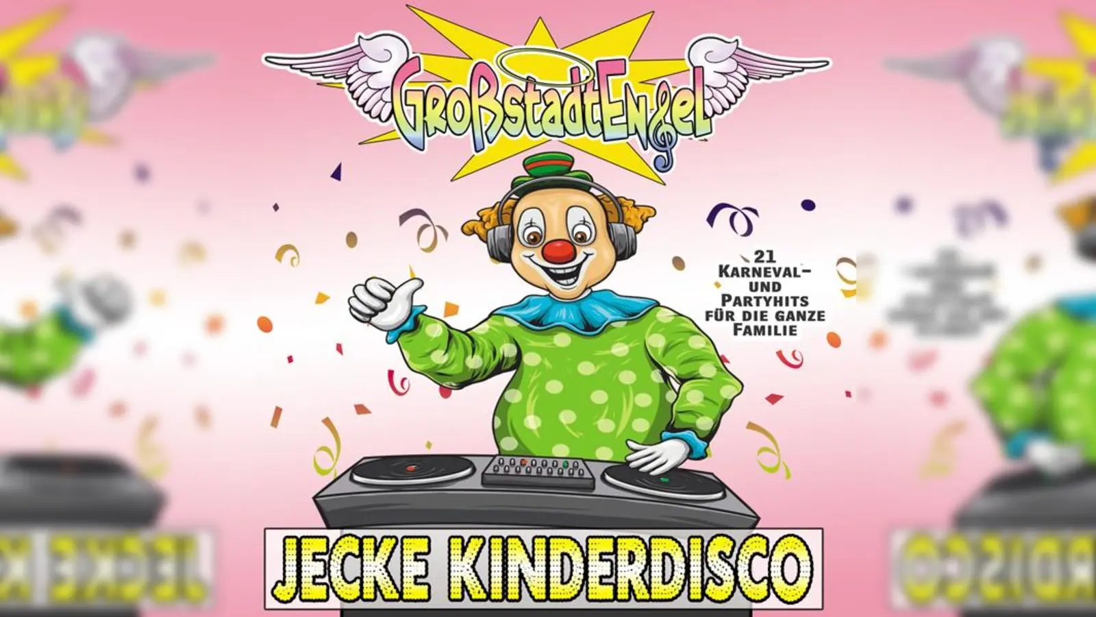 21 lustige Partyhits für Kinder enthält die neue CD der Großstadtengel. Mitsingen und mitklatschen ausdrücklich erwünscht. (Foto: VA)