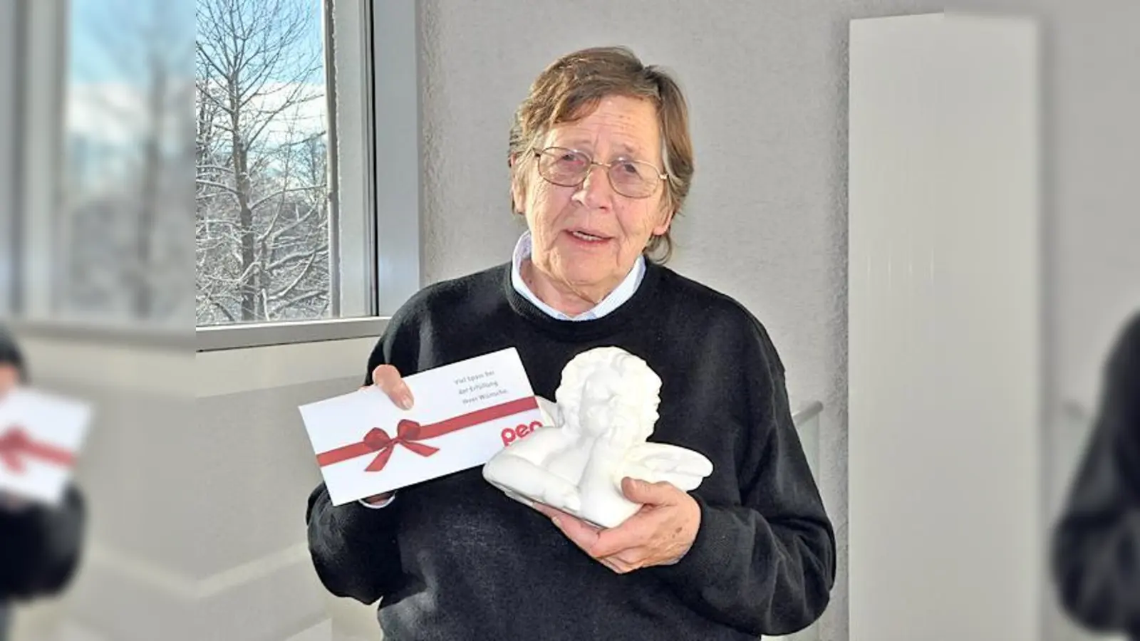 Traudl Vater ist ständig unterwegs, um Menschen in finanzieller Notlage zu helfen  nicht nur mit materiellen Dingen, sondern auch Menschlichkeit.	 (Foto: sf)