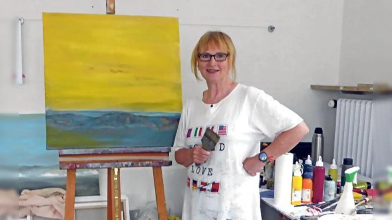 Führt einen kleinen, aber sehr aktiven Kunstverein, der mangelnde Ausstellungsmöglichkeiten beklagt. Ursula Busch ist Vorsitzende des »Kunst Kompass München Nord.« 	 (Foto: privat)