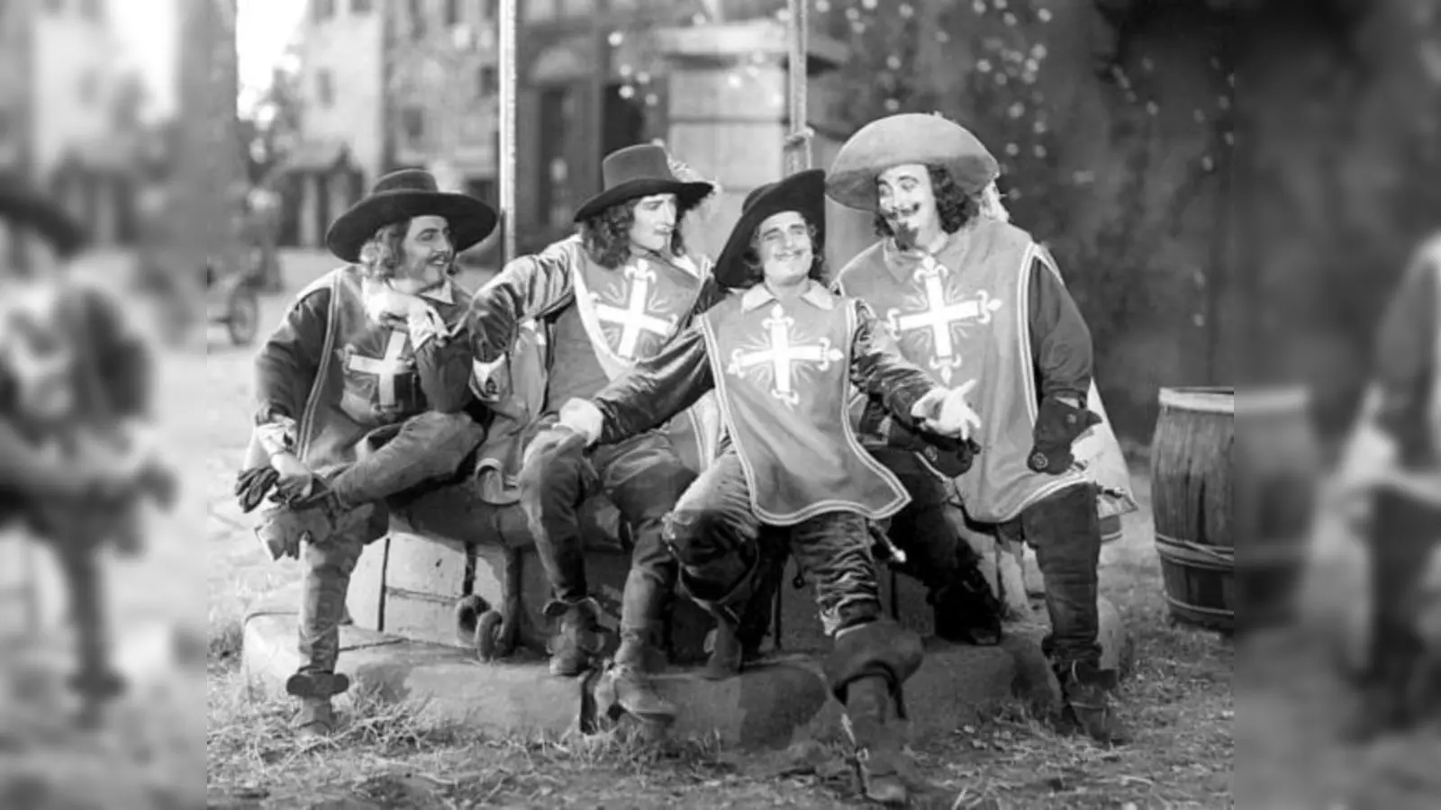 »The Iron Mask« von 1929 ist ein klarer Fall für alle Freunde des klassischen Abenteuerfilms. Für Douglas Fairbanks senior (2. v. re.) war es eines der letzten Werke.  (Foto: VA)