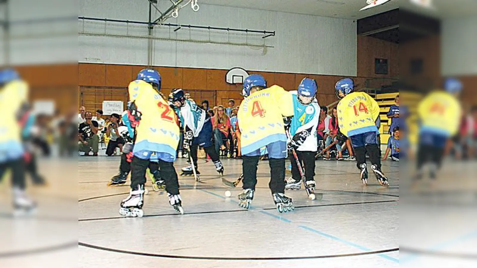 Der ERSCO zeigt bei der Sportlerehrung was er kann. Applaus war ihnen sicher.  (Foto: ReB)