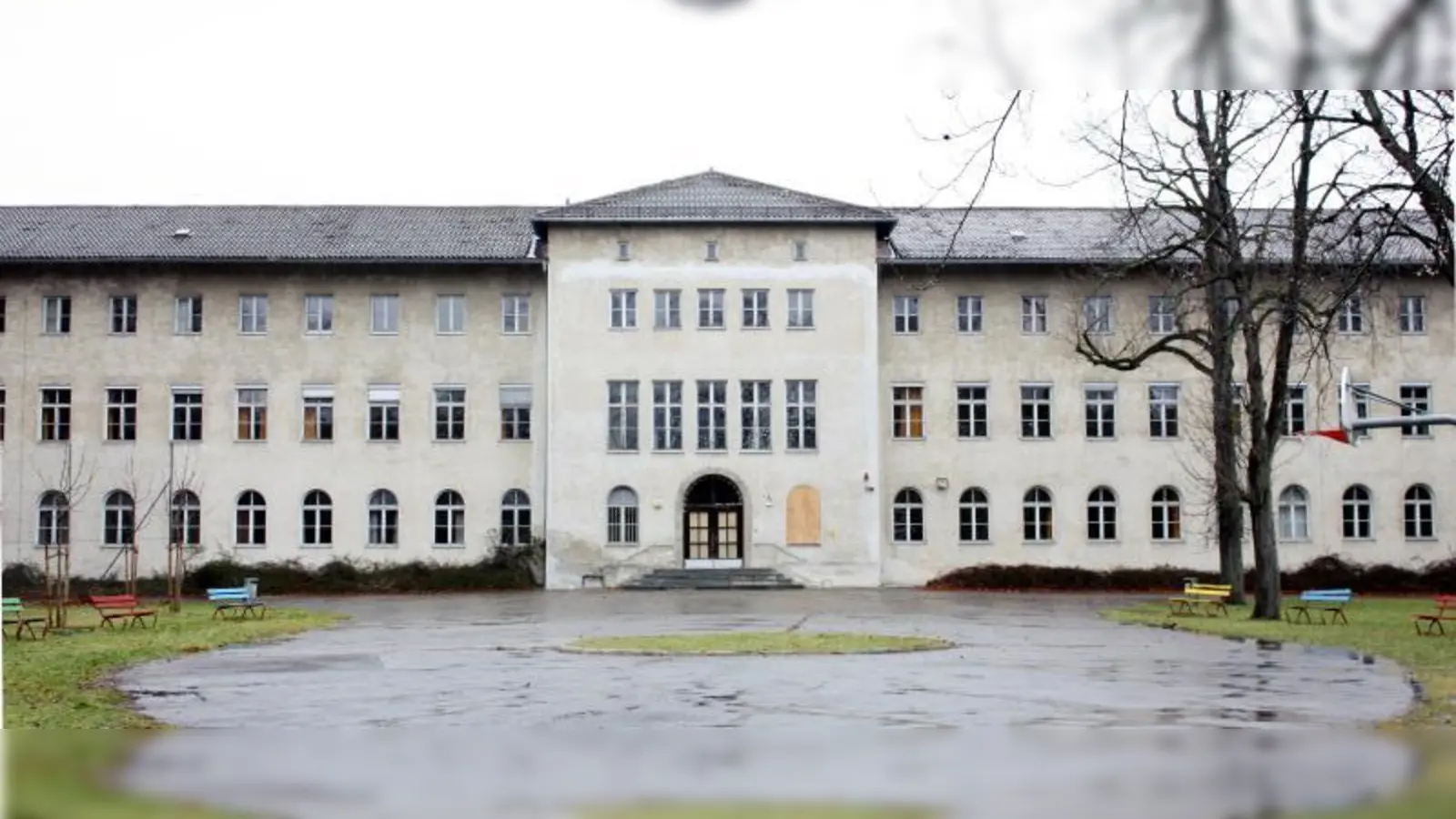 Das Gebäude der verwaisten Landesgehörlosenschule. (Foto: job)
