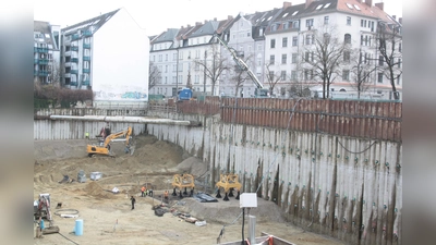 Das Sendlinger Loch umittelbar vor den Feiertagen. (Foto: job)