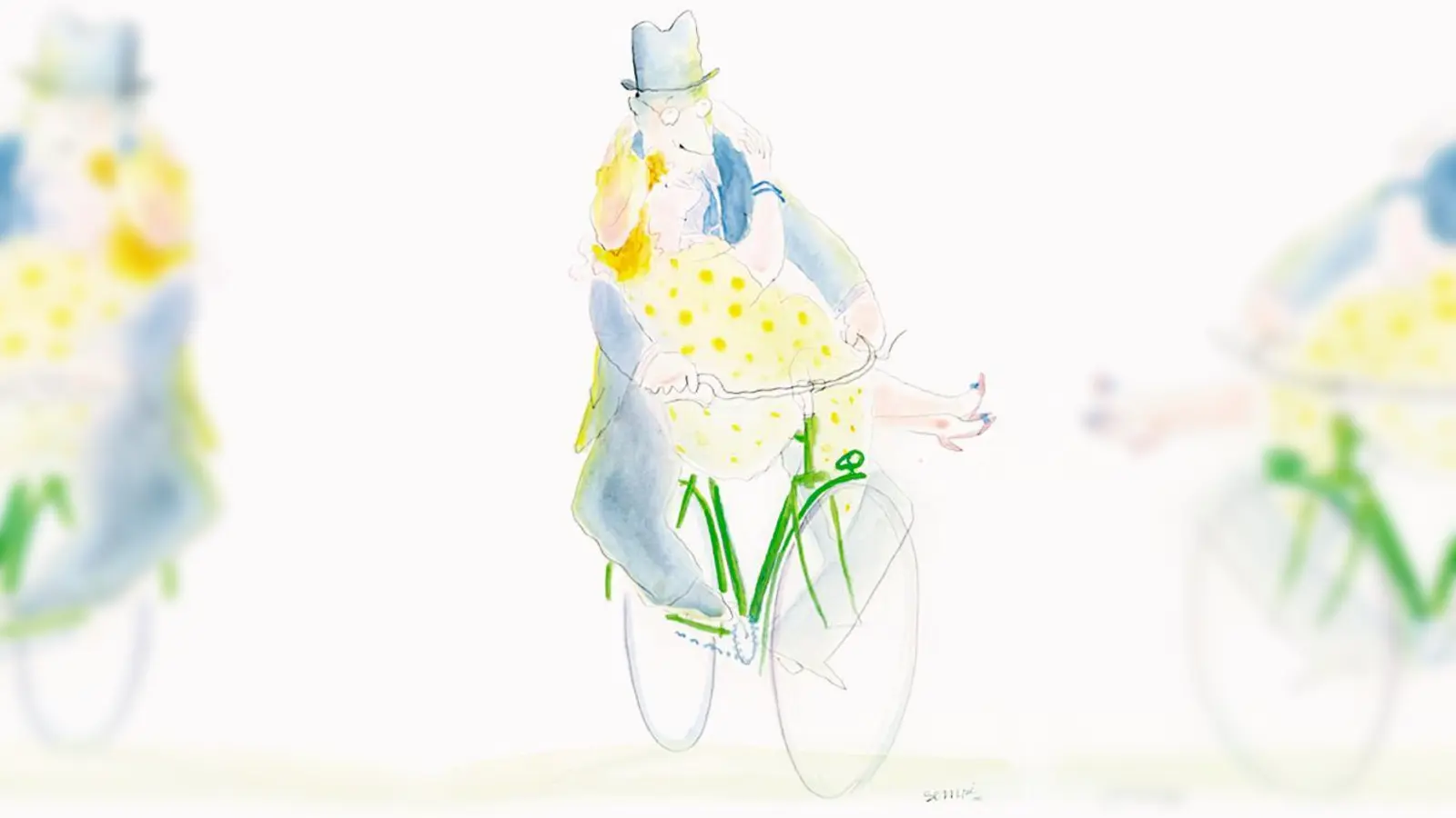 Paarszenen aus der Feder von Sempé: »Lenlèvement« aus dem Jahr 1985.	 (Foto: VA)