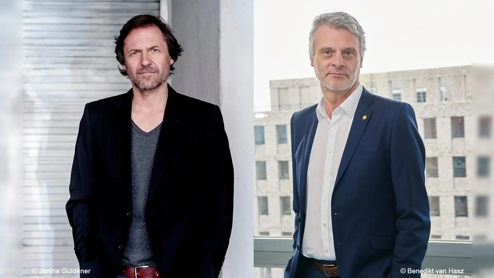 Schauspieler Winfried Frey und Kriminalhauptkommissar Ludwig Waldinger stellen spannende Kriminalfälle vor. (Foto: Frey)