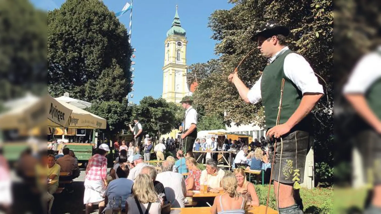 Die Perlacher Kirta auf dem Pfanzeltplatz.	 (Foto: privat)