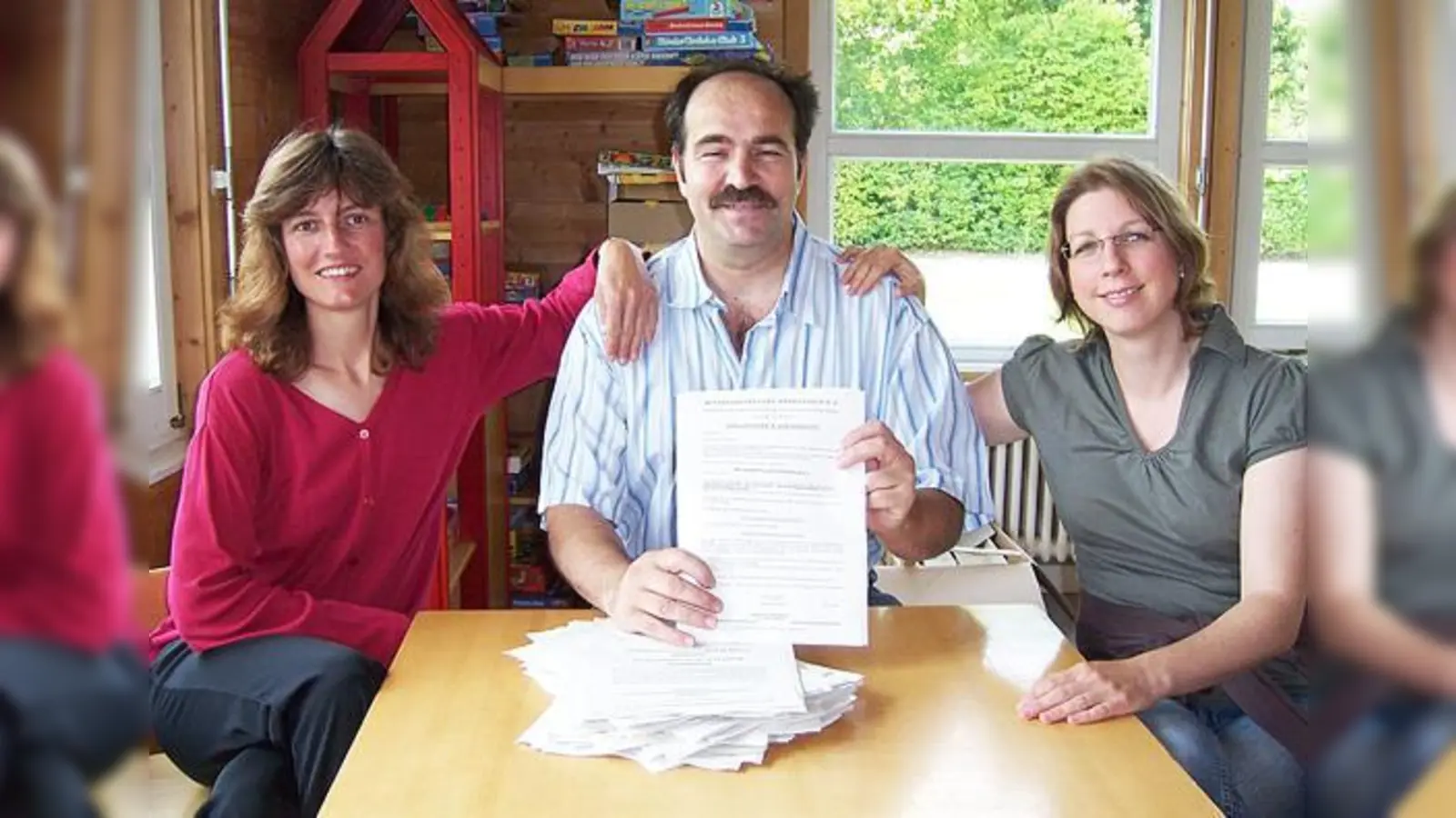 Freuen sich über ihren Verein: Petra Steitz, Gökay Özdemir und Gabi Kerscher (v.l.). 	 (Foto: Sofia Delgado)
