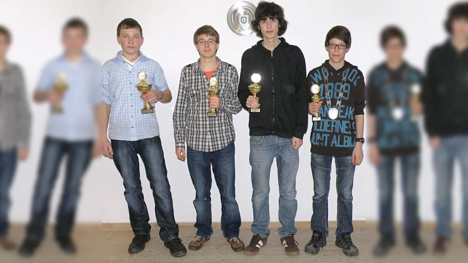 Die Jahresmeister der Jugend: Jakob Höher, Konstantin Pumm, Stefan Marxen und Georg Grebner (v. l.).  (Foto: VA)
