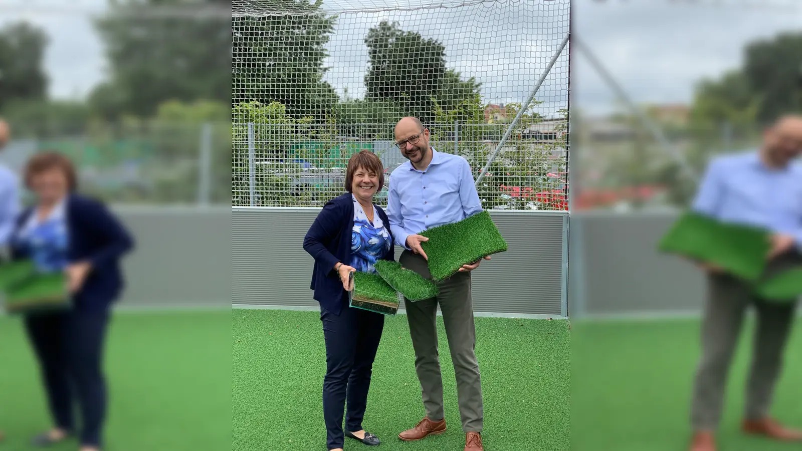Diana Stachowitz, MdL mit Markus Burzler. (Foto: privat)
