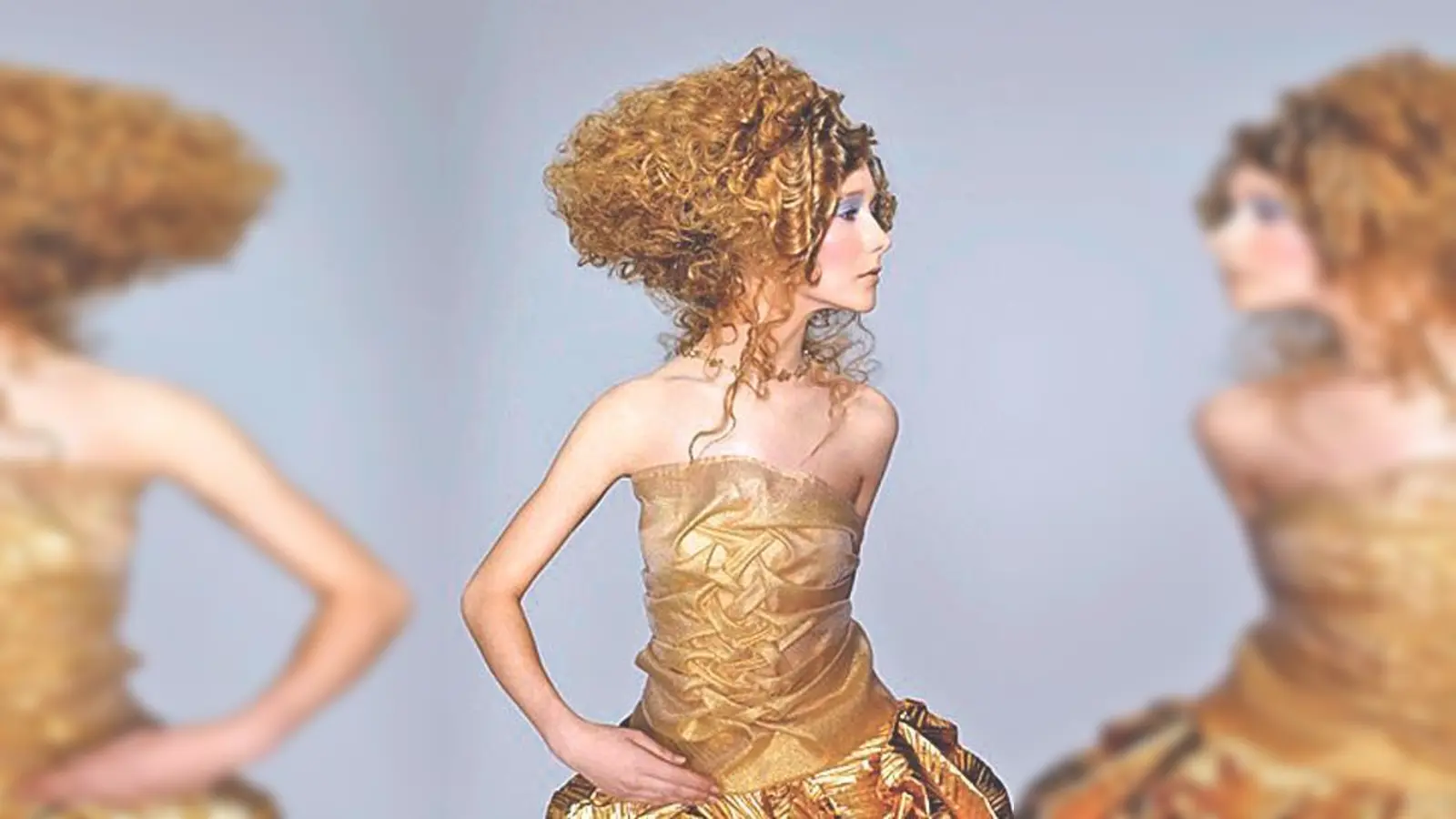 Das i-Tüpfelchen beim Party-Styling: die besondere Festfrisur.  	 (Foto: Blatter)