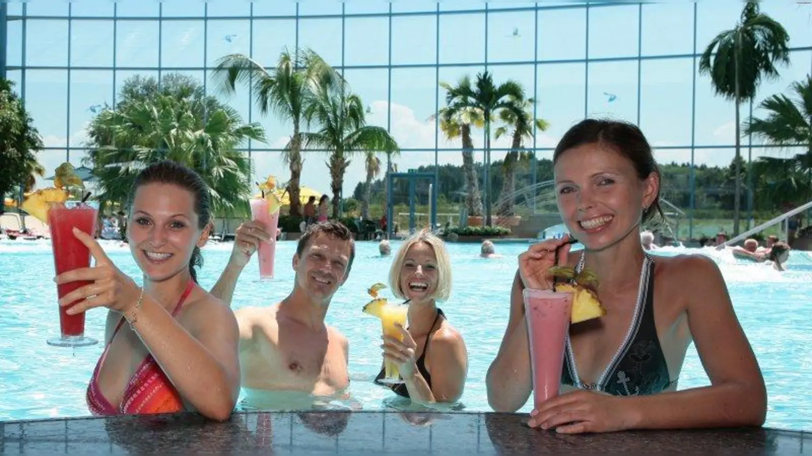 Die Therme Bad Wörishofen feiert 10-jähriges Jubiläum und veranstaltet für die Besucher vom 2. bis 11. Mail außergewöhnliche Aktionen. (Foto: pi)