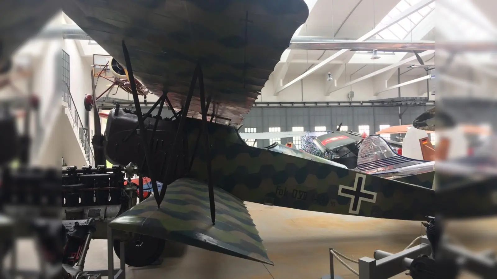 Die "Fokker D VII" war eines der besten Jagdflugzeuge im 1. Weltkrieg. Sie hatte eine gute Steigleistung und Wendigkeit. Bis zum Waffenstillstand wurden über 760 Flieger dieser Serie ausgeliefert. Danach mussten alle an die Alliierten abgegeben werden. (Foto: Daniel Mielcarek)