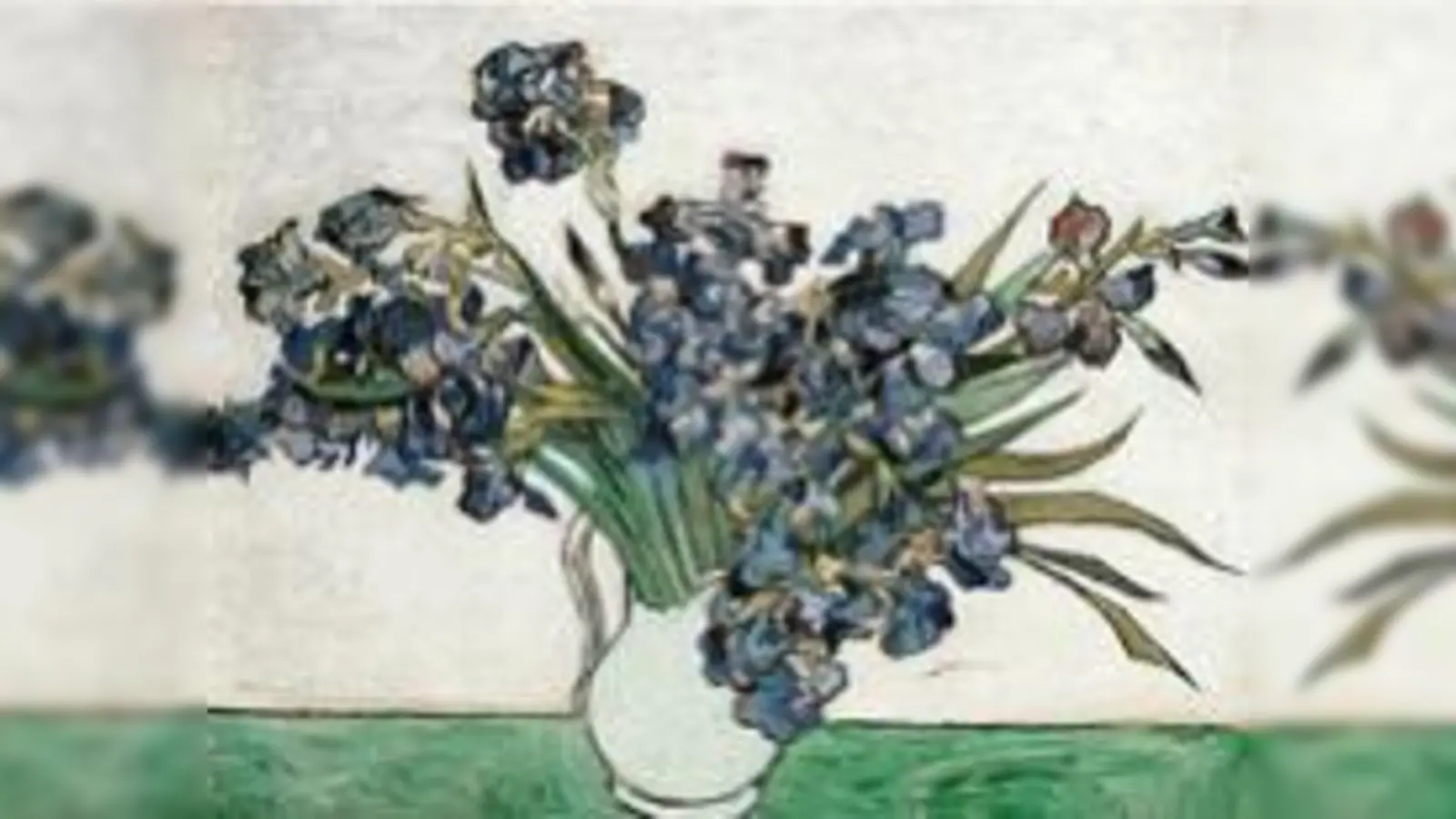 Van Goghs Schwertlilien, gemalt von Gertrud Herborn.	  (Foto: VA)