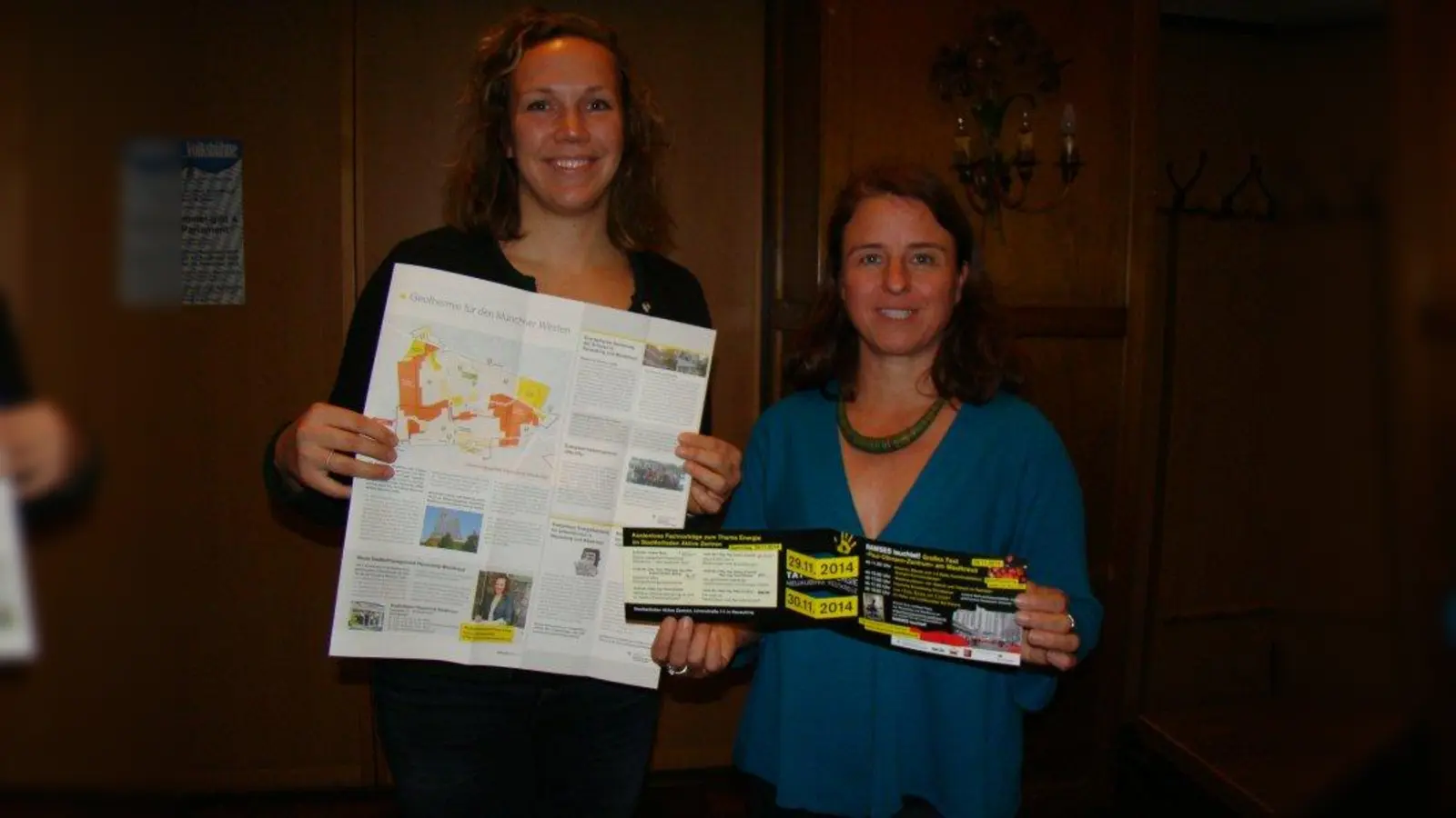 Rosa Kraus und Alexandra Weiß laden zum Energiewochenende ein. (Foto: pst)