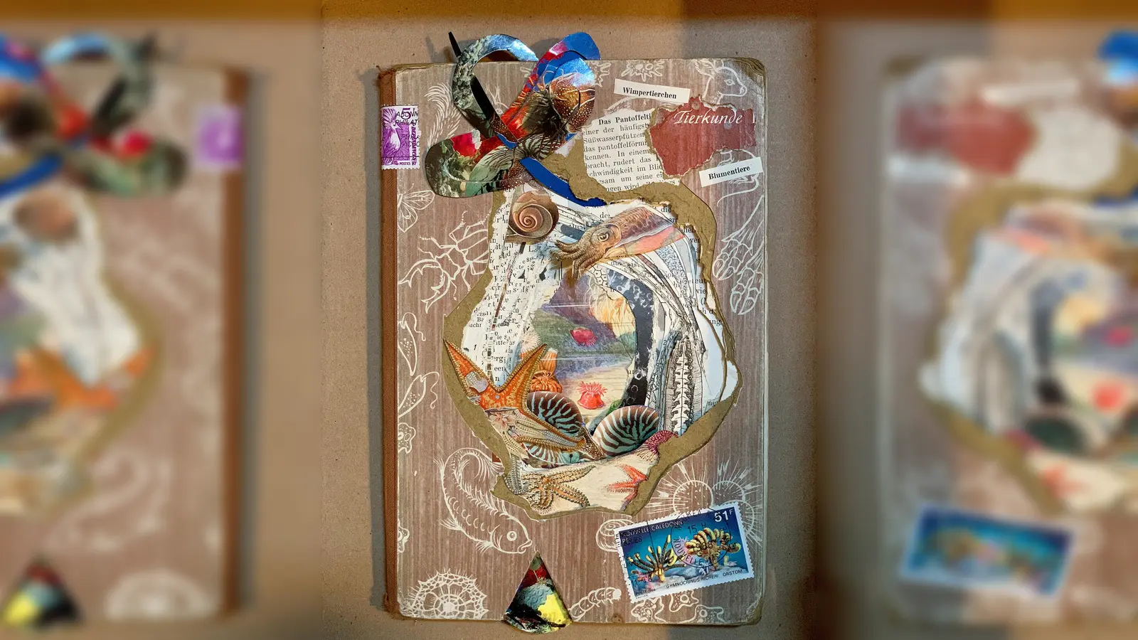  Collage aus einem alten Biologiebuch. (Foto: VA)