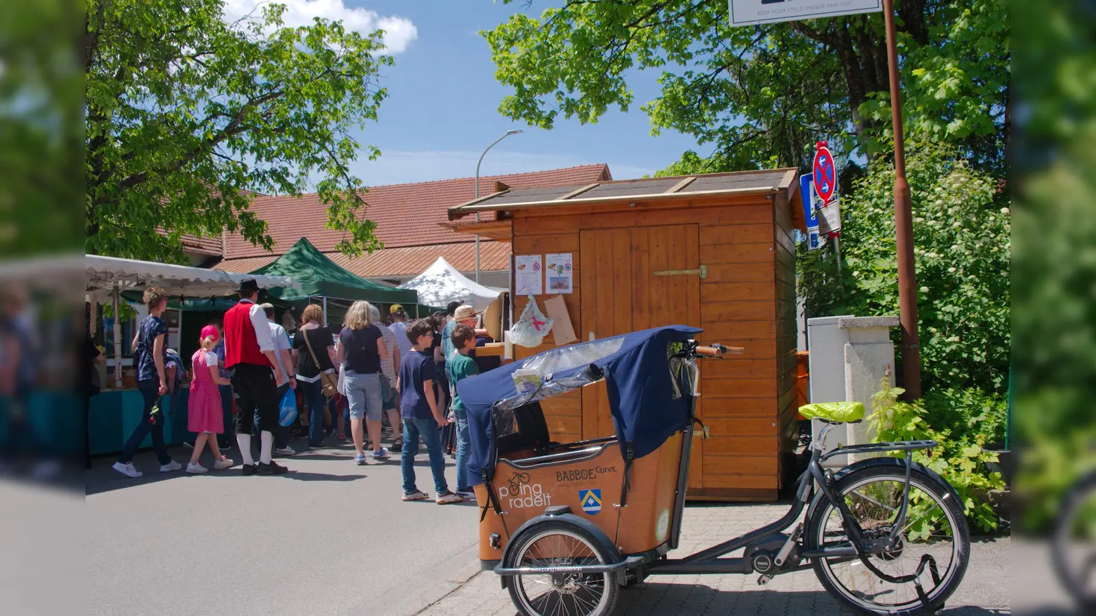 Auf gutes Wetter hoffen nun die Organisatoren des Poinger Marktsonntags am 1. Juni. (Foto: Reinhold Petrich)