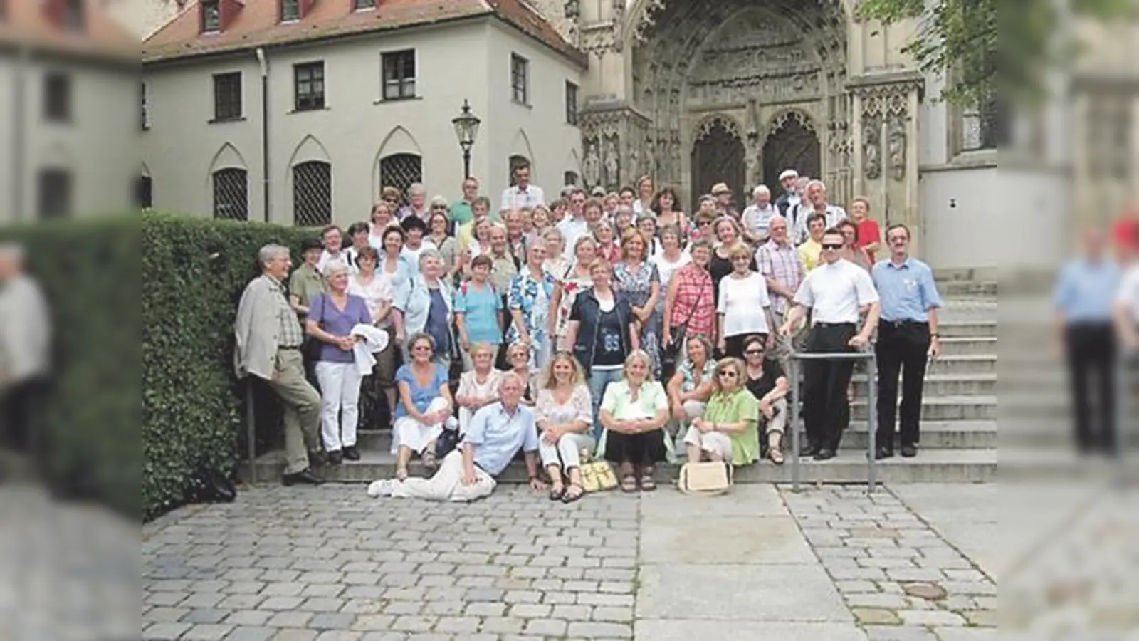 Die Ehrenamtlichen aus den Oberschleißheimer Pfarreien verbrachten einen Tag in Augsburg.    (Foto: VA)