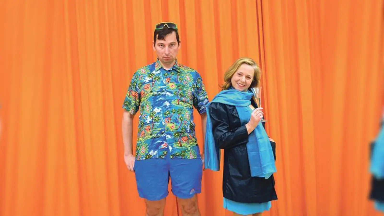 »Meuchelmord und Lavendellikör«: Die Darsteller sind Eleonore Daniel und Jürgen Wegscheider. 	 (Foto: VA)